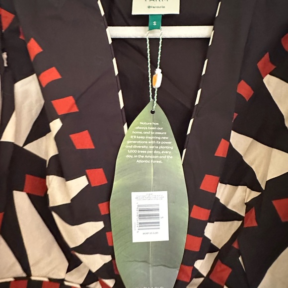 FARM RIO Coconut Grove Puff Sleeve Maxi Dress - Picture 7 of 7